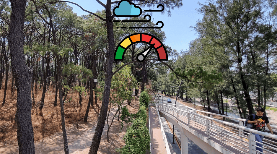 Índice de la calidad por zonas del AMG. EL INFORMADOR / ARCHIVO