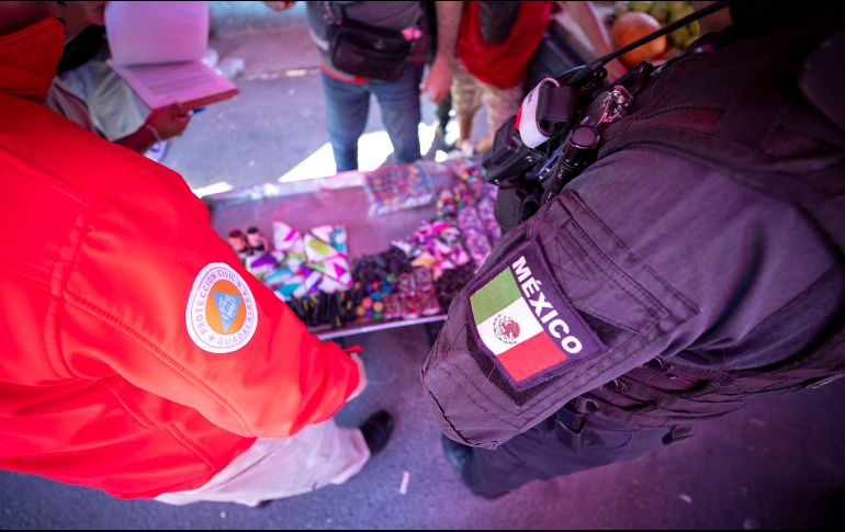 Las labores de vigilancia y seguridad de productos elaborados con pólvora comenzaron el 2 de diciembre de 2025 y concluyó el 1 de enero.  CORTESÍA