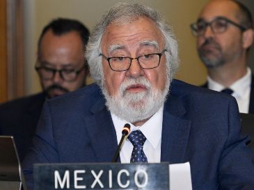 Alejandro Encinas condenó ante la OEA la agresión de Estados Unidos contra Venezuela. EFE/ L. Nolly.