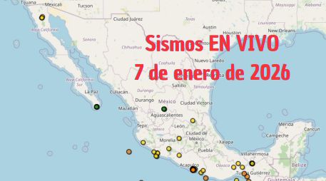 Sismos en México | EN VIVO | 7 de enero de 2026. ESPECIAL / SSN