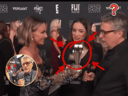 Moura y Kleber Mendonça Filho subieron al escenario en los Critics Choice Awards después de ganar la Mejor Película Internacional con 