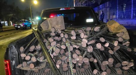 Los detenidos mencionaron que eran trabajadores de una empresa de telecomunicaciones, pero fueron desmentidos. ESPECIAL