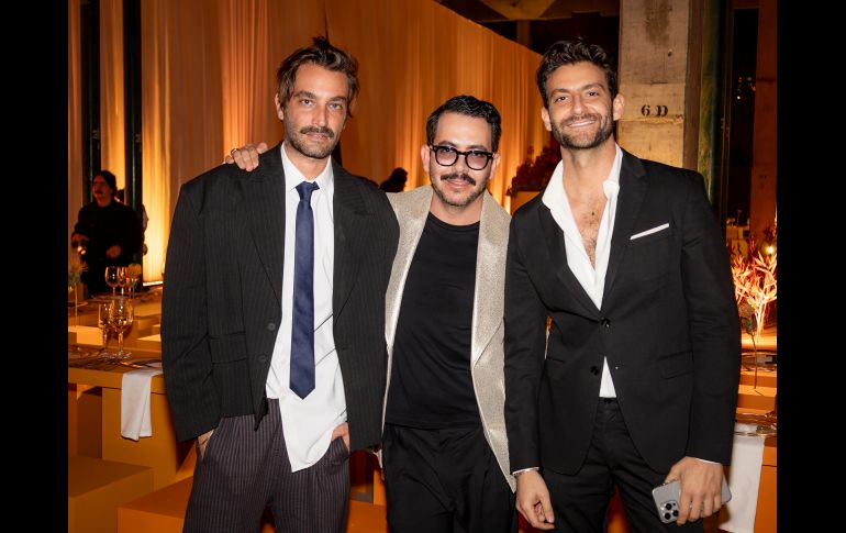 Ricardo Korkowski, Manolo Caro y Édgar Moisés. GENTE BIEN JALISCO/ J. Soltero