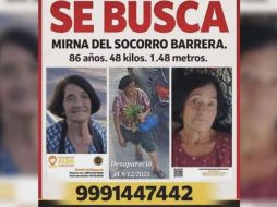 De acuerdo con la familia de la mujer, colectivos de Madres Buscadoras de los citados estados han compartido la imagen de la maestra en sus redes sociales y grupos de apoyo, para ampliar el rango de búsqueda más allá del estado de Yucatán.