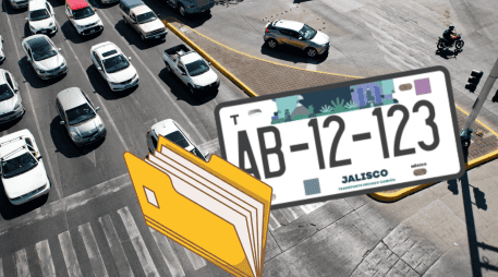 Llevar la documentación completa reduce tiempos de espera y agiliza la reposición de placas. EL INFORMADOR / CANVA