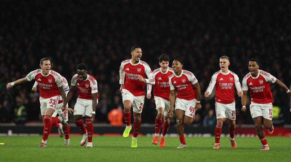 El Arsenal encabeza la Premier League con 48 puntos. AFP/A. Dennis