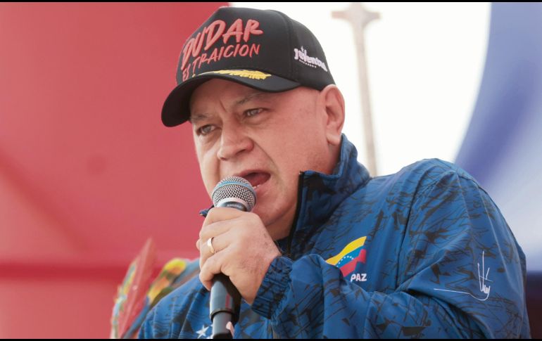 Diosdado Cabello, ministro de Interior y Justicia de Venezuela, ha sido una figura clave para el chavismo desde hace más de 30 años. Se le acusa de operaciones criminales internacionales. EFE