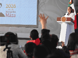 “Este es el resultado de una estrategia de seguridad que va dando resultados y de una coordinación muy estrecha de todas las áreas de seguridad”, aseveró Sheinbaum. SUN/ESPECIAL/Presidencia de México