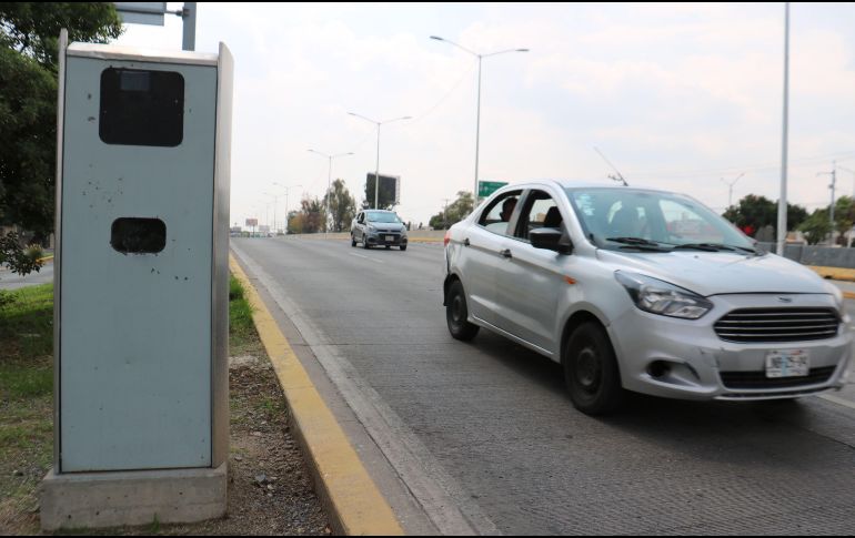 A pesar de los cambios normativos en materia de límites de velocidad en el AMG, los radares no han sido ajustados. EL INFORMADOR/ARCHIVO