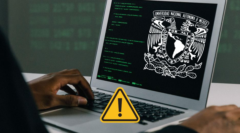 La UNAM ya coordina acciones con autoridades locales y federales de ciberseguridad para presentar las denuncias legales correspondientes. ESPECIAL / CANVA
