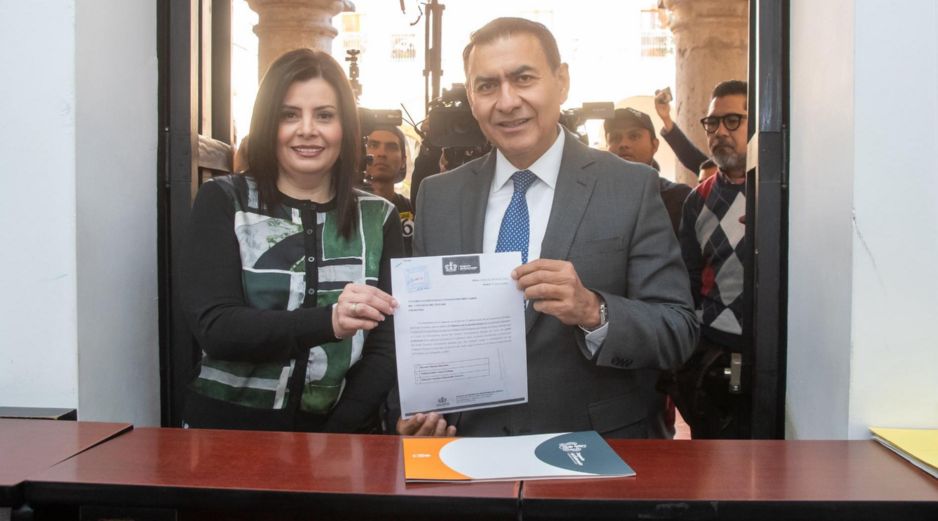 Salvador Zamora descarta que haya afectación a la autonomía de la dependencia por los cargos de los aspirantes que intregan la terna presentada el día de hoy en el Congreso de Jalisco. ESPECIAL / FACEBOOK Salvador Zamora