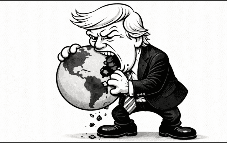 Una hegemonía estadounidense total sembraría más tensiones, desigualdades y resentimientos que harían al mundo un lugar, peor de lo que ya es, apunta la IA. ESPECIAL/ChatGPT