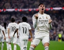 Valverde anotó el primer gol del Real Madrid y puso el pase para el segundo. EFE/K. Forsterling