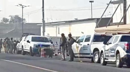 Los restos humanos estaban al interior de 10 costales, tirados afuera de un complejo de locales textiles. ESPECIAL