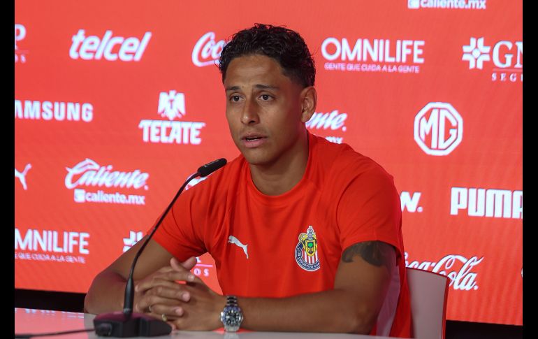 En el plano personal, Romo reconoció que atraviesa una etapa de mayor madurez, enfocada plenamente en su crecimiento y en dejar huella dentro de la institución tapatía. EL INFORMADOR / A. Navarro