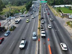La Policía Vial informó que con el contraflujo en López Mateos, los tiempos de traslados se redujeron hasta 25 minutos. ESPECIAL