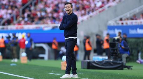 Esteban Solari dejó claro que su enfoque está en el plantel actual. IMAGO7.