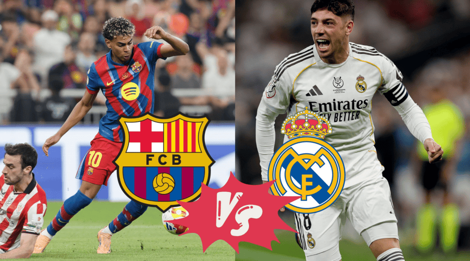 No te pierdas ni un solo detalle en la Final de la Supercopa de España entre Barcelona y Real Madrid. EFE / ARCHIVO