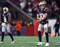 New England rompe una racha de sequía en playoffs y envía un mensaje claro a la Conferencia Americana: su defensa está lista para el campeonato. AFP/ A. Glanzman.