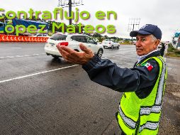 Hoy por la mañana regresó el operativo vial de contraflujo en avenida López Mateos. EL INFORMADOR / ARCHIVO