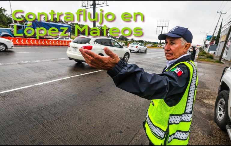 Hoy por la mañana regresó el operativo vial de contraflujo en avenida López Mateos. EL INFORMADOR / ARCHIVO