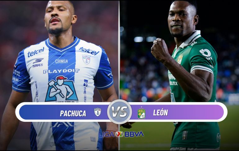 Pachuca y León se enfrentan en el Estadio Hidalgo por la Jornada 2 del Clausura 2026. ESPECIAL / IMAGO7 y CANVA