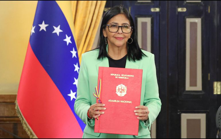 Delcy Rodríguez afirmó que el Ejecutivo venezolano continúa bajo su administración. EFE/ARCHIVO