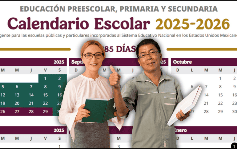 Con el retorno a las aulas comienza la cuenta regresiva hacia el próximo consejo técnico, fines de semana largos y días festivos oficiales. ESPECIAL/SEP