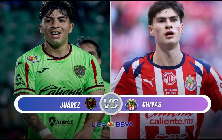 Juárez y Chivas se enfrentan en el primer día de acción dentro de la segunda fecha del campeonato mexicano. ESPECIAL / IMAGO7 y CANVA
