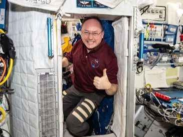 El cosmonauta Serguéi Kud-Sverchkov este lunes fue nombrando comandante de la Estación Espacial Internacional. EFE/NASA