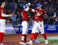 Julián Ornelas figuró a la ofensiva al batear de 3-2 con un jonrón y un doble que produjeron dos carreras. CORTESÍA/Charros de Jalisco