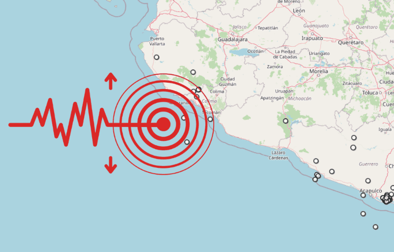 &nbsp;Sismo en Jalisco. ESPECIAL / SSN