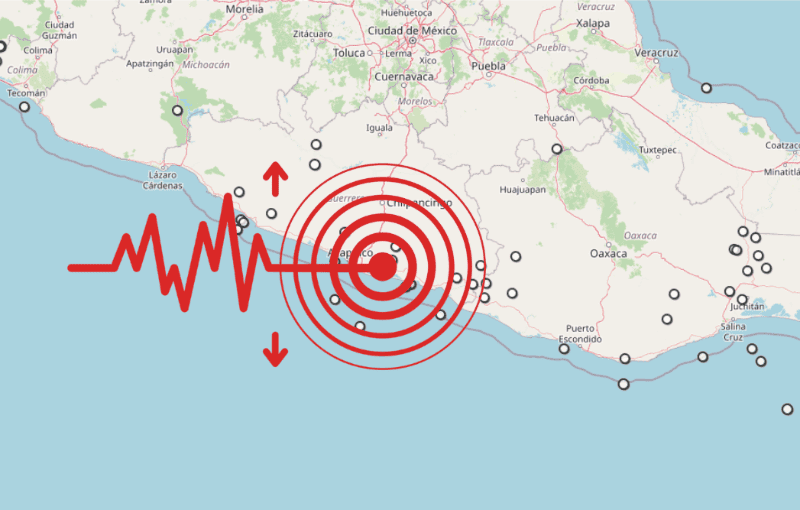 Sismo en Guerrero. ESPECIAL / SSN&nbsp;