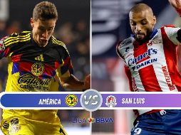 América y Atlético de San Luis se enfrentan en la Jornada 2 del Clausura 2026 de la Liga MX. ESPECIAL / IMAGO7 y CANVA