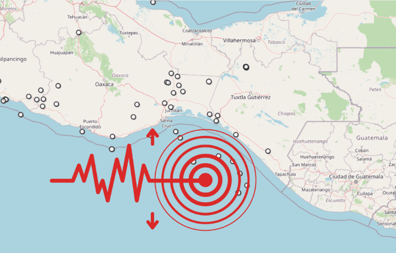 &nbsp;Sismo en Chiapas. ESPECIAL / SSN