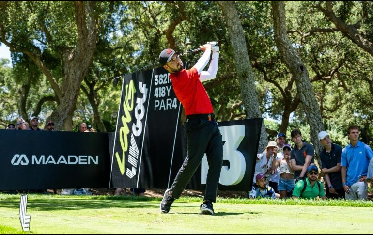 El mexicano Abraham Ancer, en una imagen de archivo. ESPECIAL