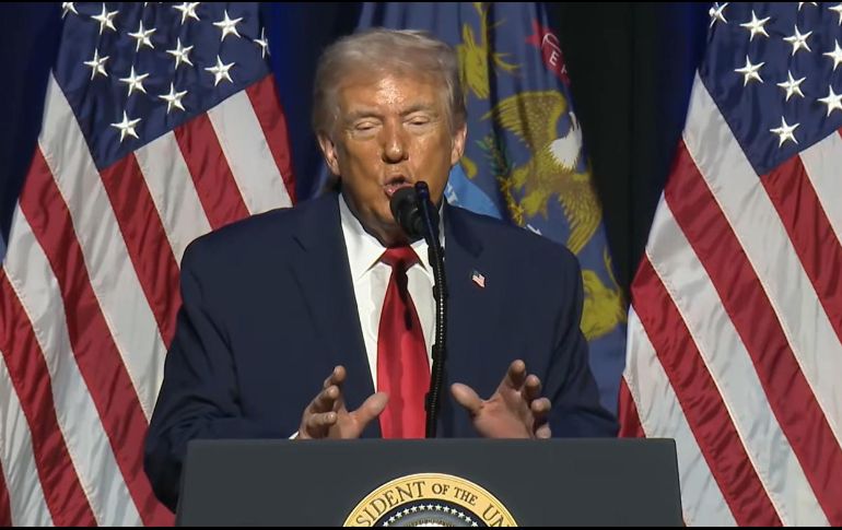 El presidente de Estados Unidos afirmó que no necesita autos fabricados en México o en Canadá, puesto que las empresas estarían mudando sus plantas a su territorio. EFE/Casa Blanca