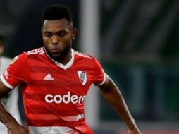 El atacante colombiano Miguel Borja, presentado como uno de los fichajes más llamativos de Cruz Azul para el Torneo Clausura 2026, todavía no puede ver acción con el conjunto celeste. INSTAGRAM / miguelaborja23