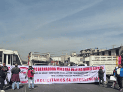 Operadores de diferentes rutas hermanas se unieron a los cierres viales para también manifestarse. X/GN_Carreteras