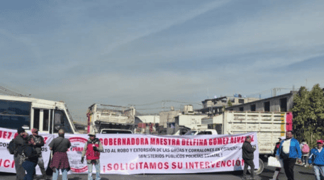 Operadores de diferentes rutas hermanas se unieron a los cierres viales para también manifestarse. X/GN_Carreteras