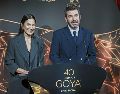 La actriz Toni Acosta y el actor Arturo Valls dieron a conocer a los nominados de los Premios Goya. EFE