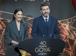 La actriz Toni Acosta y el actor Arturo Valls dieron a conocer a los nominados de los Premios Goya. EFE