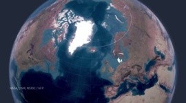 Mapa de Groenlandia, Dinamarca y Estados Unidos