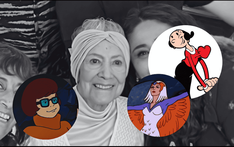 Gloria Rocha (al centro) inició su carrera en el doblaje en 1960 y, a lo largo de más de cinco décadas, participó tanto como actriz de voz como en labores de dirección. ESPECIAL / X / @olizar