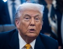 El mandatario defendió los impuestos aduaneros implementados en el primer año desde su regreso al poder. EFE/Francis Chung