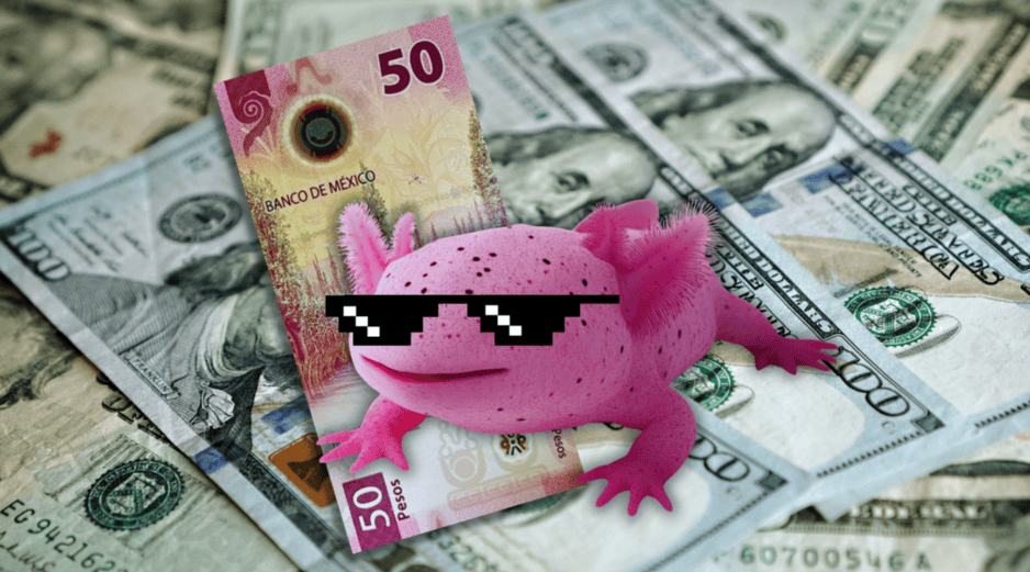 La mañana de este jueves, la superdivisa se aprecia 0.7% y cotiza sobre 17.65 pesos por dólar, su nivel más fuerte desde el 17 de julio de 2024. ESPECIAL / CANVA