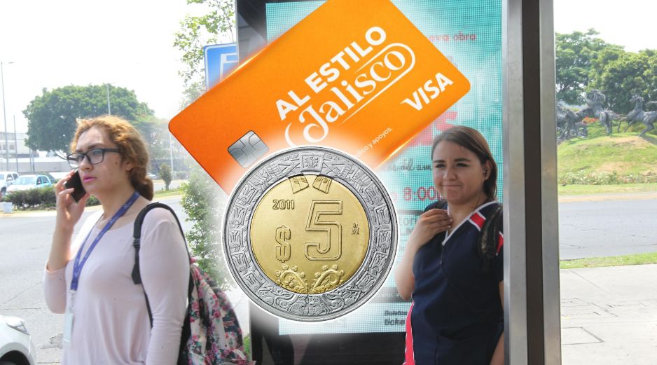Con el ajuste al precio del servicio del transporte público, las y los estudiantes de Jalisco solo verán un aumento de 25 centavos en el aumento de la tarifa, pues actualmente pagan  4 pesos con 75 centavos. EL INFORMADOR / ARCHIVO