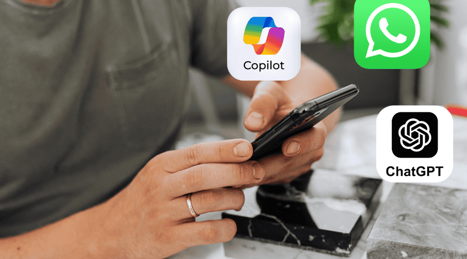 Miles de usuarios que usaban estas IA se verán afectados, incluso varios manifestaron su descontento y desaprobación ante la noticia. CANVA /ESPECIAL /WhatsApp /ChatGPT /Copilot