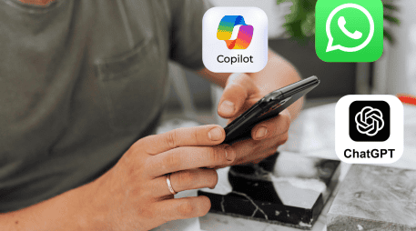 Miles de usuarios que usaban estas IA se verán afectados, incluso varios manifestaron su descontento y desaprobación ante la noticia. CANVA /ESPECIAL /WhatsApp /ChatGPT /Copilot