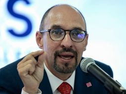 Octavio de la Torre, presidente de Concanaco Servytur,  subrayó la importancia de impulsar el consumo interno. EFE/José Méndez